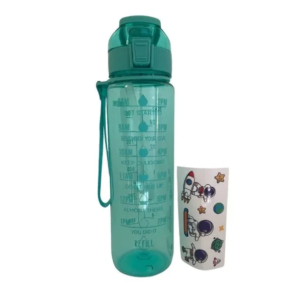 Motivasyon Su Matarası 1 Litre - Resim 3