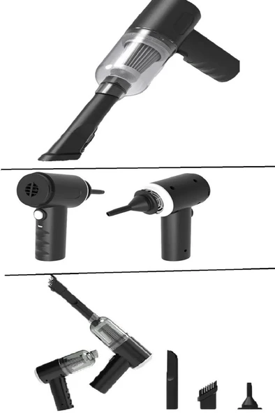 120 W Şarjlı El Süpürgesi Çekme – Üfleme Özellikli Ev Araba Klavye Süpürgesi (7474) - Resim 8