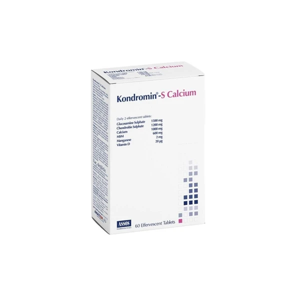 Kondromin-S Calcium Takviye Edici Gıda 60 Efervesan Tablet ürün görseli 1