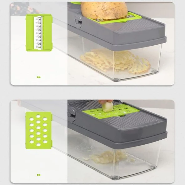 Çok Fonksiyonlu Kesme Doğrama Kiti - Resim 3