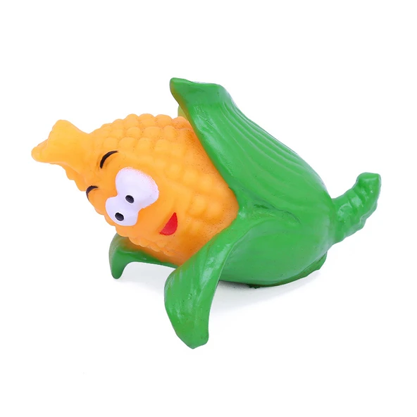 Sevimli Mısır Sesli Köpek Oyuncağı - Resim 2