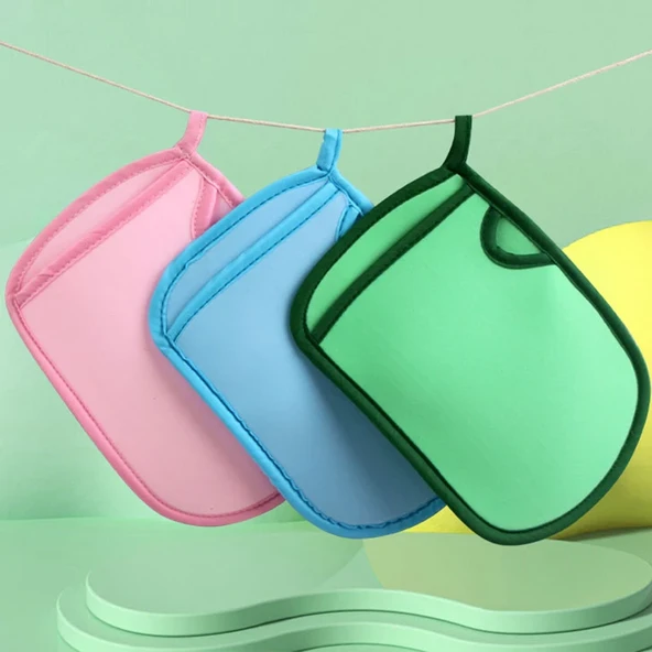 Yumuşak Banyo Duş Süngeri Eldiven - Resim 4