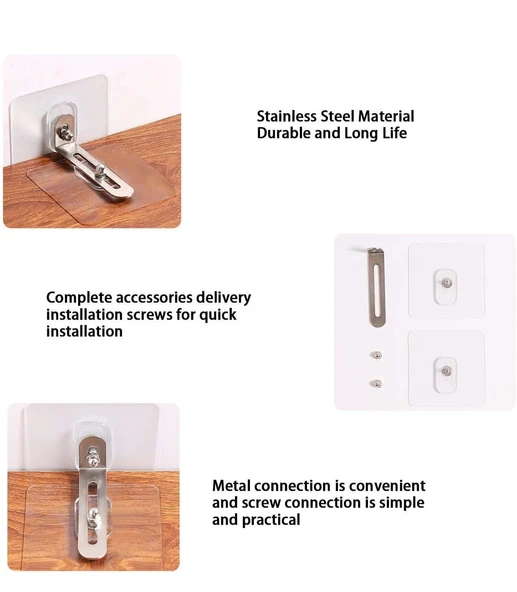 Kendinden Yapışkanlı Mobilya Sabitleme Aparatı - Resim 4