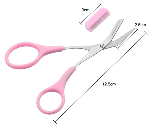 Taraklı Kaş Düzeltme Makası - Resim 4