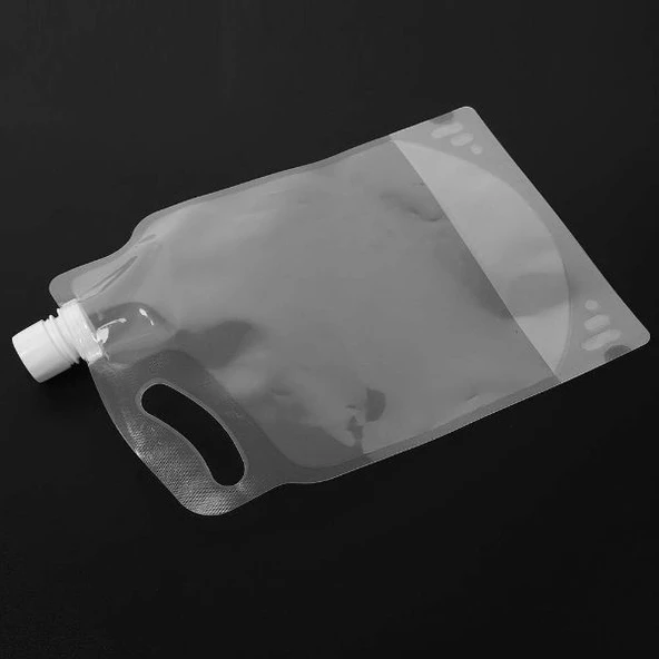 Plastik Kapaklı Su Torbası 1 Litre - Resim 4