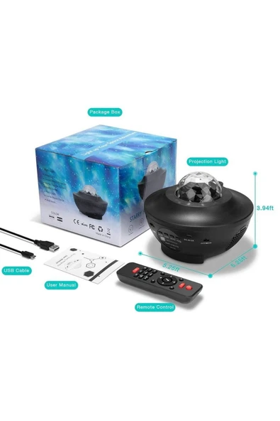 Galaxy Cover Multifonksiyon Projektör - Resim 2