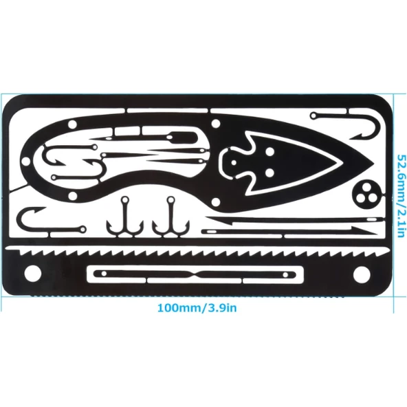 Çok Fonksiyonlu Hayatta Kalma Balıkçı Kiti ürün görseli 1