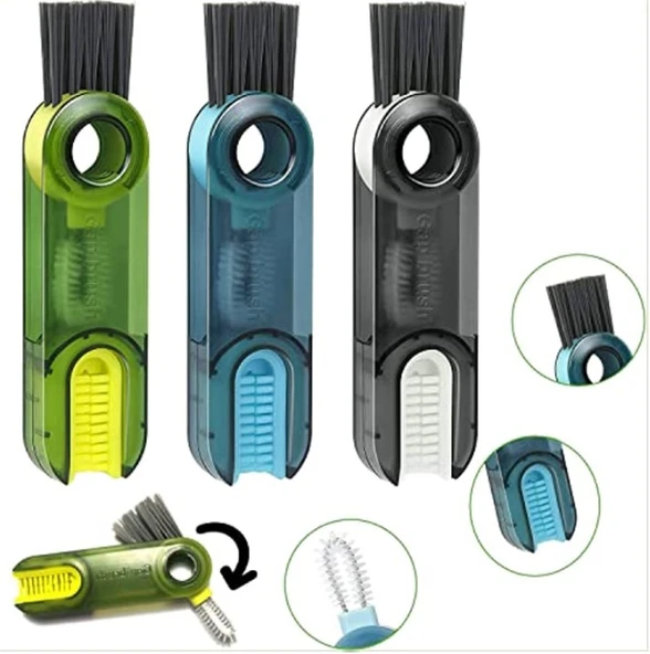 3 Fonksiyonlu Çok Amaçlı Temizleme Fırçası - Resim 3