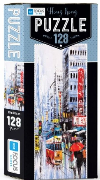 Blue Focus Hong Kong - Puzzle 128 Parça ürün görseli
