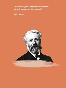 Jules Verne Ciltli Defter ürün görseli