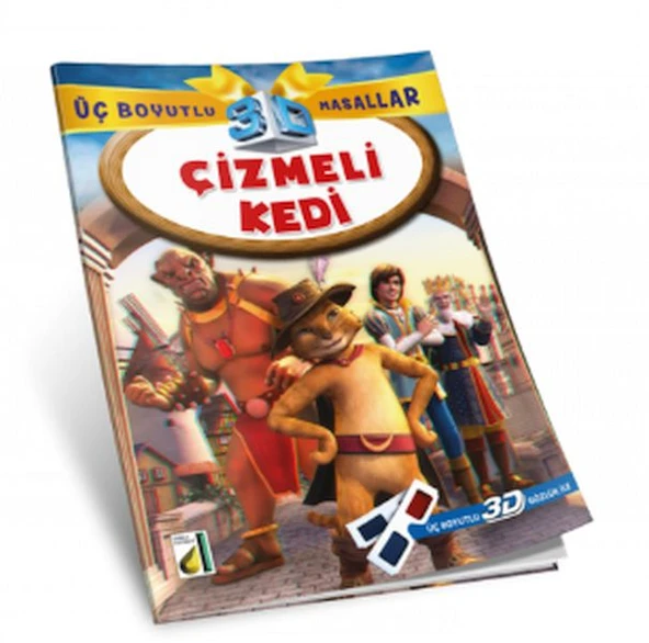 Üç Boyutlu Masallar - Çizmeli Kedi (3D Gözlük ile) ürün görseli 1