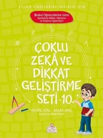 Çoklu Zeka ve Dikkat Geliştirme Seti (10 Kitap) ürün görseli