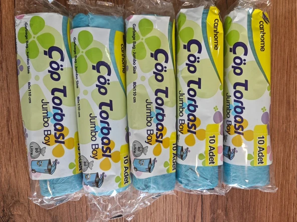 kullan at ürünler çöp torbası jumbo boy 5 paket