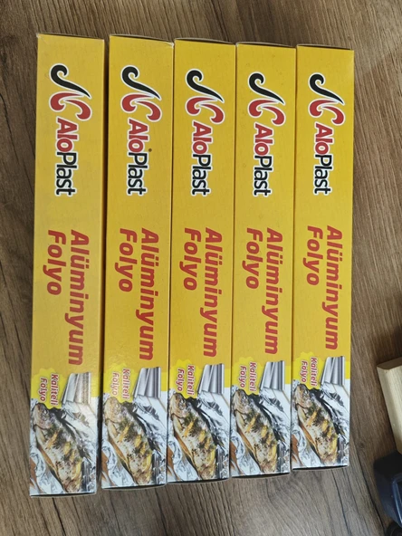 ALO PLAST Alüminyum Folyo 5 Metre 5 Lİ PAKET - 2