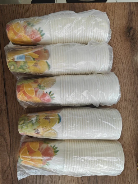 12 Oz Karton Bardak - 300 ml - 160 Adet Kaliteli Otomat Bardağı, Sızdırmaz, El Yakmaz - Beyaz 5 paket 250 adet - 3