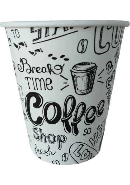 Karton Bardak 6, 5 Oz 3000'LI Sızdırmaz Erimez Dayanıklı Kağıt Bardak Kullan At Bardak 10 paket 500 adet