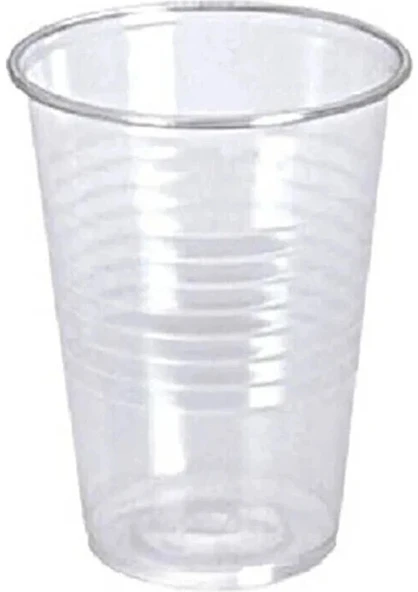 Pet Bardak Otomat Bardağı 180 cc şeffaf 5 paket 500 adet