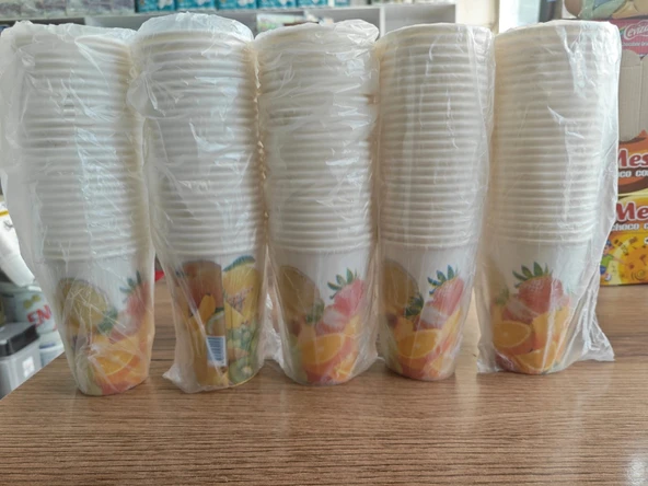 12 Oz Karton Bardak - 300 ml - 160 Adet Kaliteli Otomat Bardağı, Sızdırmaz, El Yakmaz - Beyaz 5 paket 250 adet - 2