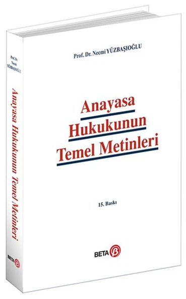 Anayasa Hukukunun Temel Metinleri ürün görseli