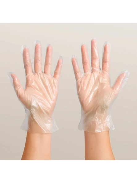 Pe Eldiven - Şeffaf Eldiven - Tek Kullanımlık Eldiven - Plastik Eldiven - 1000 Adet 10 paket