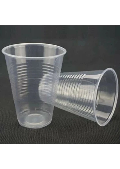 Pet Bardak Otomat Bardağı 180 cc şeffaf 10 paket 1000 adet - 2