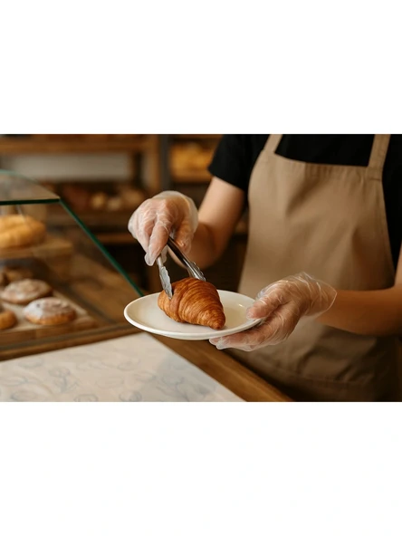 Pe Eldiven - Şeffaf Eldiven - Tek Kullanımlık Eldiven - Plastik Eldiven - 500 Adet 5 paket