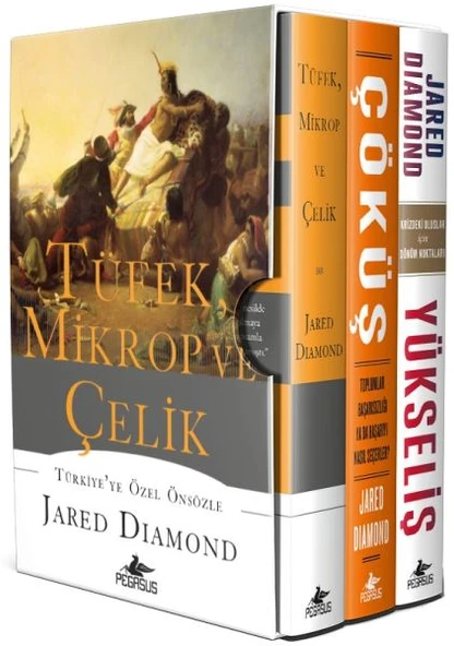 Tüfek Mikrop ve Çelik Üçlemesi - 3 Kitap Kutulu, Ciltli ürün görseli