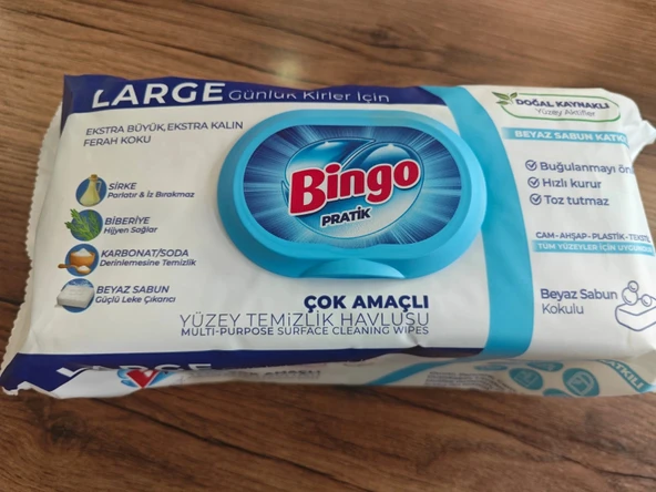 BİNGO Original Multi Purpose Çok Amaçlı Temizlik Havlusu ( Büyük Boy ) 96 LI