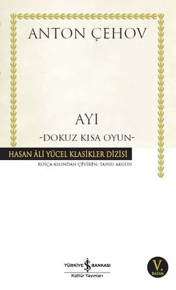 Ayı - Dokuz Kısa Oyun - Hasan Ali Yücel Klasikleri ürün görseli