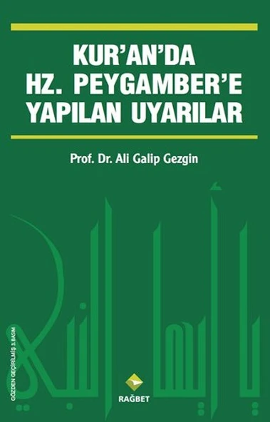 Kur'an'da Hz.Peygamber'e Yapılan Uyarılar ürün görseli