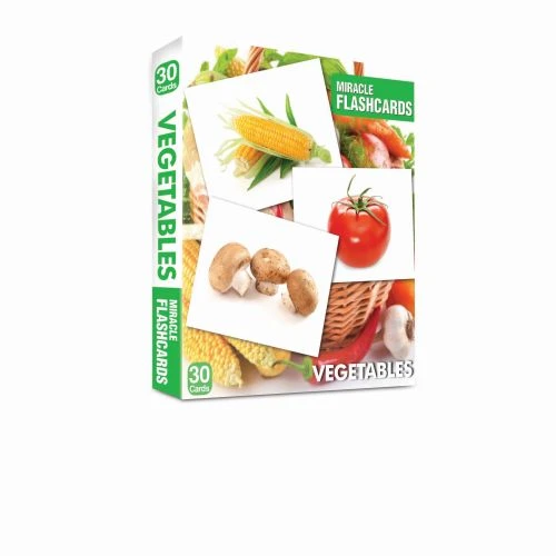 Vegetables Miracle Flashcards (30 Cards) ürün görseli