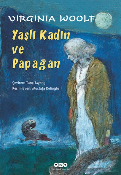 Yaşlı Kadın ve Papağan ürün görseli