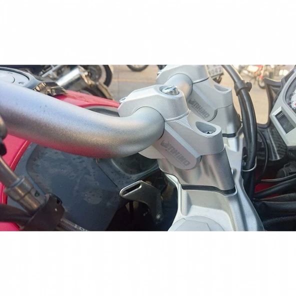 32 mm Style Barback Gidon Yükseltme Mat Gümüş - Resim 2