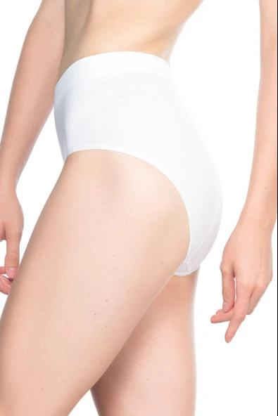 BEYAZ MI Emay 7025  Düşük Bel Slip Korse - Resim 2