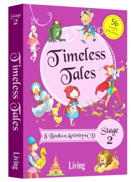 Timeless Tales Stage 2 (8 Books+Activity+Cd) ürün görseli 1