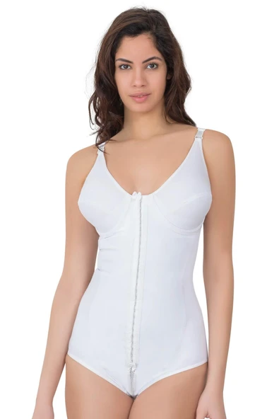 BEYAZ MI Emay 2871 Balenli Agraflı Toparlayıcı Boy Korse ürün görseli