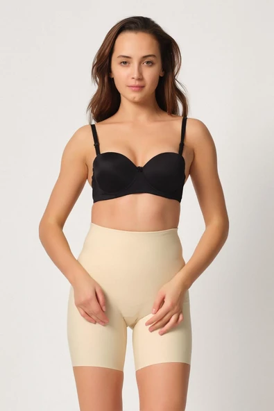 TEN MI Emay 2816 Yüksek Bel Boxer Lazer Korse - 1