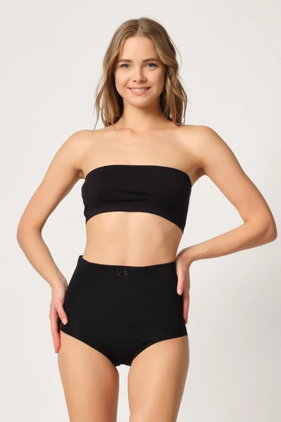 SİYAH MI Emay 2819 Slip Double Karın Toparlayıcı Lazer Korse - Resim 3