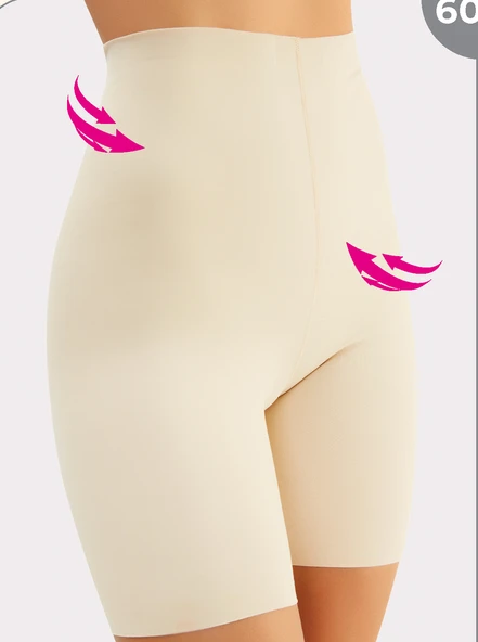 Miss Flex Ten Lazer Kesim Yüksek Bel Şort Korse 6002 ürün görseli