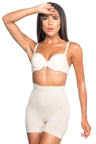 TEN MI Emay 7027 Düşük Bel Boxer Korse - 1