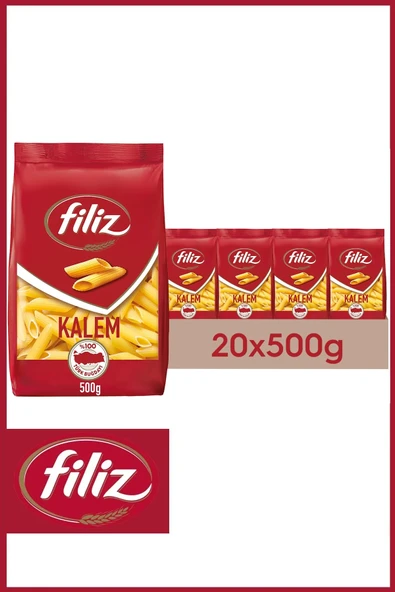 Filiz Kalem Makarna 500 Gr x 20 Adet ürün görseli