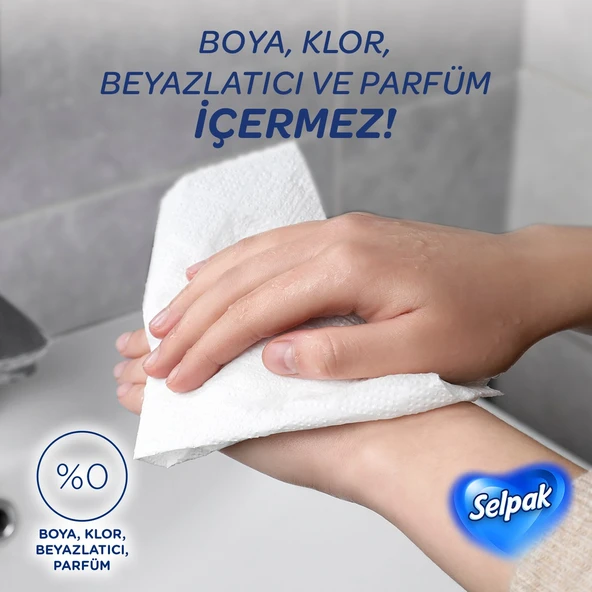 Selpak El ve Yüz Havlusu Kutulu Mermer Desen 10*80 Yaprak - Resim 9