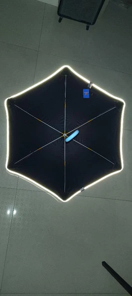 Erkek Çocuk Baston Şemsiye Reflektörlü Karakter Desenli Boyu 70 Cm Çapı 80 Cm 6 Telli İsim Etiketli - Resim 5