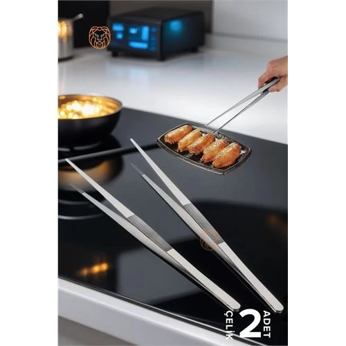 ModaCar Çelik Cımbız Maşa A.Milano Design 2 ADET ürün görseli