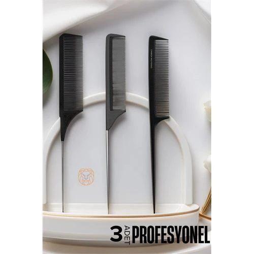 ModaCar Krepe Boya Tarağı Profesyonel 3 lü Set ürün görseli 1