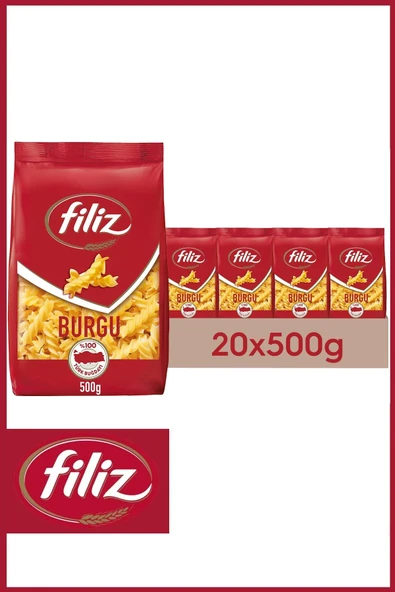 Filiz Burgu Makarna 500 gr X 20 Adet ürün görseli
