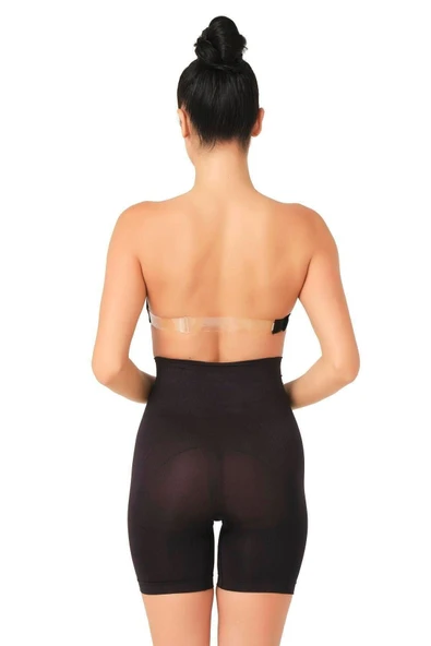SİYAH MI Emay 2017 Düşük Bel Double Pantalon Korse - 4