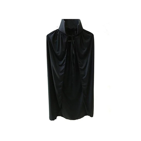 Sİyah Yakalı Pelerin - Vampir Pelerin - Dracula Pelerin 90 cm ürün görseli 1
