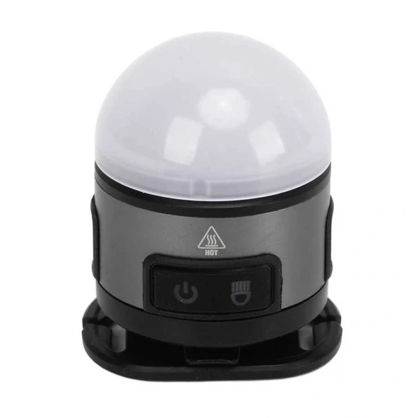 WATTON Şarjlı Kafa Lambası Baret ve Kamp Işığı Çok Fonksiyonlu (TYP-C Şarjlı Mıknatıslı Askı Kancalı) - 2