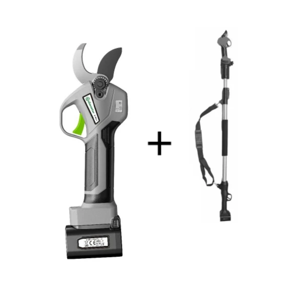 Zimastar SC-8614A/1 Akülü Budama Makası 35mm + Teleskopik Uzatma Aparatı ürün görseli 1